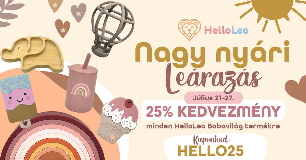 HELLOLEO 25% KEDVEZMÉNY
