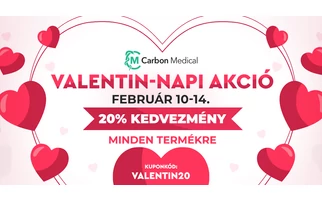 Valentin-napi 20% kedvezmény MINDEN TERMÉKRE