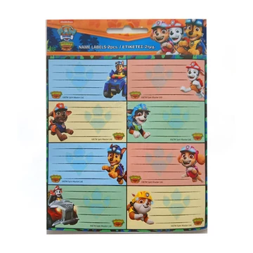 Mancs Őrjárat füzetcímke szett (16 db-os)