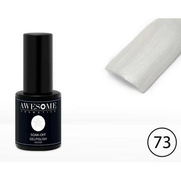 Awesome gél lakk 073 gyöngyház fehér (10 ml)
