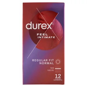 Durex Feel Intimate óvszer (12 db/doboz)