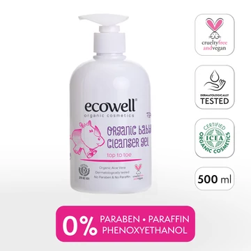 Ecowell organikus fürdető gél babáknak