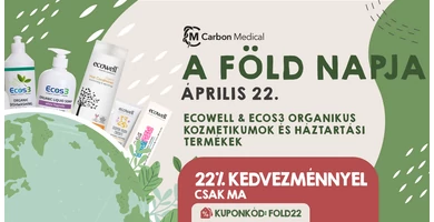 Föld napja - 22% KEDVEZMÉNY organikus kozmetikumokra és háztartási termékekre CSAK MA!