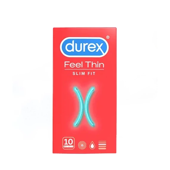 Durex Feel Thin Slim Fit óvszer (10 db/doboz)