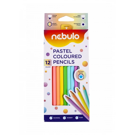 Pasztell színes ceruza készlet