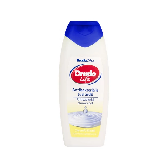 Bradolife antibakteriális tusfürdő - Citromfű - 400ml 