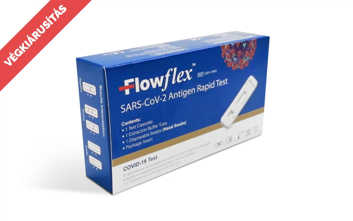 Flowflex SARS-CoV-2 antigén gyorsteszt önellenőrzésre (1 db/doboz)