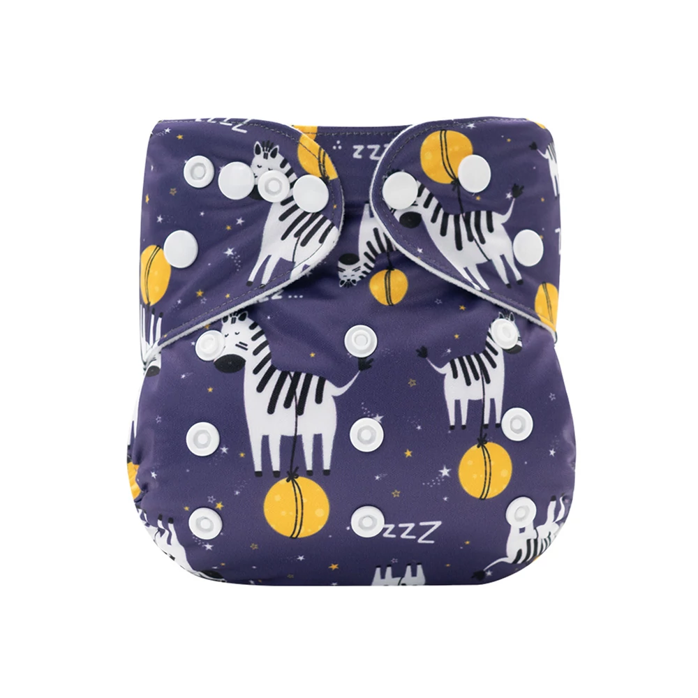 Zebra mintás zsebes mosható pelenka