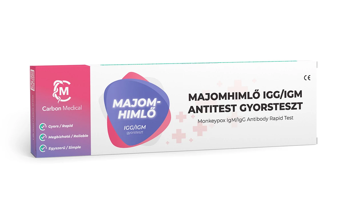 Majomhimlő IgG/IgM antitest gyorsteszt (1 db/doboz)