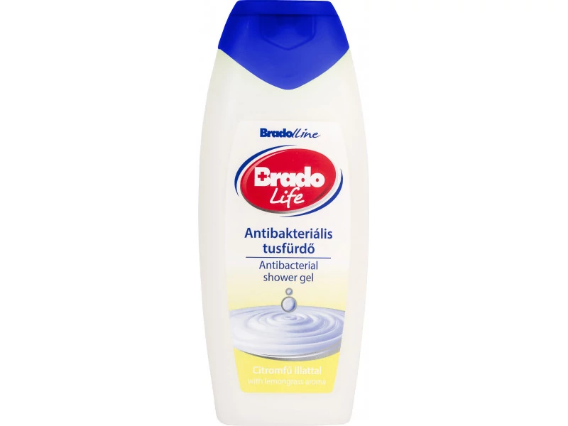 Bradolife antibakteriális tusfürdő - Citromfű - 400ml